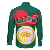 Bangladesh Chittagong Heritage Family Matching Short Sleeve Bodycon Dress and Hawaiian Shirt with National Emblem and Flag