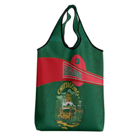 Bangladesh Chittagong Heritage Grocery Bag with National Emblem and Flag