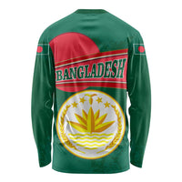 Bangladesh Chittagong Heritage Long Sleeve Shirt with National Emblem and Flag