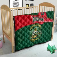 Bangladesh Chittagong Heritage Quilt with National Emblem and Flag