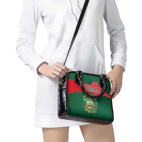 Bangladesh Chittagong Heritage Shoulder Handbag with National Emblem and Flag