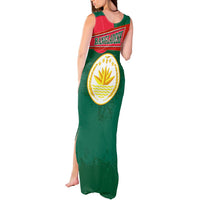 Bangladesh Chittagong Heritage Tank Maxi Dress with National Emblem and Flag