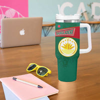 Bangladesh Chittagong Heritage Tumbler With Handle with National Emblem and Flag