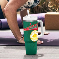 Bangladesh Chittagong Heritage Tumbler With Handle with National Emblem and Flag