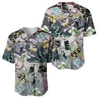Personalized Made By Human Imperfect Statue Faces Baseball Jersey Handmade Look Grunge Collage Pop Art