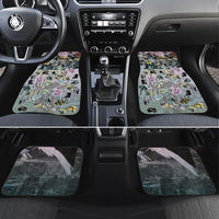 Personalized Made By Human Imperfect Statue Faces Car Mats Handmade Look Grunge Collage Pop Art