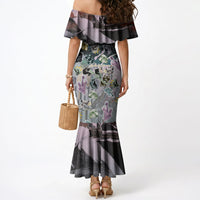 Personalized Made By Human Imperfect Statue Faces Mermaid Dress Handmade Look Grunge Collage Pop Art