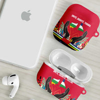 Central African Republic AirPods Case with Red Blue Green Tribal Design and National Flag - Wonder Print Shop