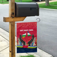 Central African Republic Garden Flag with Red Blue Green Tribal Design and National Flag - Wonder Print Shop