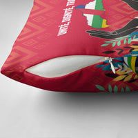 Central African Republic Pillow Cover with Red Blue Green Tribal Design and National Flag - Wonder Print Shop