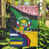 Central African Republic Garden Flag with Multicolor Tribal Design and National Emblem - Wonder Print Shop