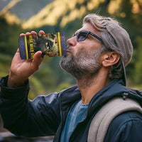 Central African Republic 4 in 1 Can Cooler Tumbler with Jungle Animal Design and National Emblem Pattern - Wonder Print Shop