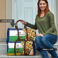 Central African Republic Travel Bag with Cartoon Baobab Design and Flag Pattern - Wonder Print Shop
