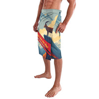 Liechtenstein Lavalava with Mountain Goat Landscape Design and Red Blue Alps - Wonder Print Shop