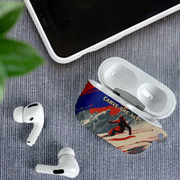 Liechtenstein AirPods Case with Alpine Skiing Red Blue Design and Mountain Landscape - Wonder Print Shop