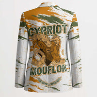 Cyprus Blazer with Mouflon Illustration Design and National Laurel - Wonder Print Shop