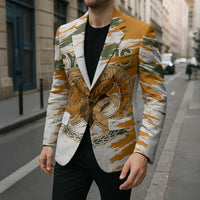 Cyprus Blazer with Mouflon Illustration Design and National Laurel - Wonder Print Shop