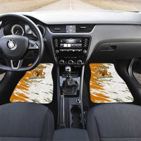 Cyprus Car Mats with Mouflon Illustration Design and National Laurel - Wonder Print Shop