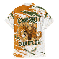 Cyprus Family Matching Mermaid Dress and Hawaiian Shirt with Mouflon Illustration Design and National Laurel - Wonder Print Shop