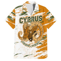 Cyprus Hawaiian Shirt with Mouflon Illustration Design and National Laurel - Wonder Print Shop
