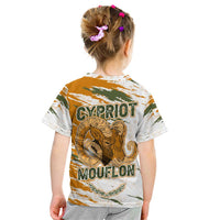Cyprus Kid T Shirt with Mouflon Illustration Design and National Laurel - Wonder Print Shop
