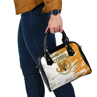 Cyprus Shoulder Handbag with Mouflon Illustration Design and National Laurel - Wonder Print Shop