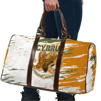 Cyprus Travel Bag with Mouflon Illustration Design and National Laurel - Wonder Print Shop