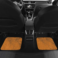 Cyprus Car Mats with Orange Green Grunge Design and Peace Dove Emblem - Wonder Print Shop