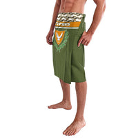 Cyprus Lavalava with Cyclamen Flower Illustration Design and National Emblem - Wonder Print Shop