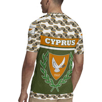 Cyprus Rugby Jersey with Cyclamen Flower Illustration Design and National Emblem - Wonder Print Shop