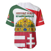 Hungary Baseball Jersey with Budapest Heart Illustration Design and Crown Emblem - Wonder Print Shop