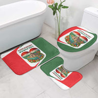 Hungary Bathroom Set with Budapest Heart Illustration Design and Crown Emblem - Wonder Print Shop