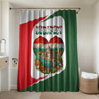 Hungary Bathroom Set with Budapest Heart Illustration Design and Crown Emblem - Wonder Print Shop