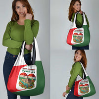 Hungary Grocery Bag with Budapest Heart Illustration Design and Crown Emblem - Wonder Print Shop