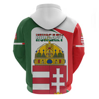 Hungary Hoodie with Budapest Heart Illustration Design and Crown Emblem - Wonder Print Shop