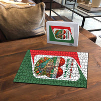 Hungary Puzzle with Budapest Heart Illustration Design and Crown Emblem - Wonder Print Shop