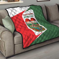 Hungary Quilt with Budapest Heart Illustration Design and Crown Emblem - Wonder Print Shop