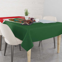 Hungary Tablecloth with Budapest Heart Illustration Design and Crown Emblem - Wonder Print Shop