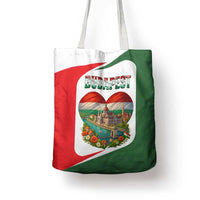 Hungary Tote Bag with Budapest Heart Illustration Design and Crown Emblem - Wonder Print Shop