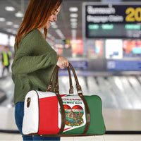 Hungary Travel Bag with Budapest Heart Illustration Design and Crown Emblem - Wonder Print Shop