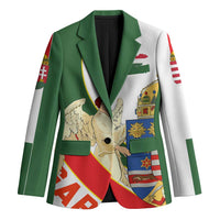 Hungary Blazer with Knight and Angel Illustration Design and National Crest - Wonder Print Shop