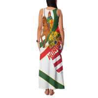 Hungary Family Matching Tank Maxi Dress and Hawaiian Shirt with Knight and Angel Illustration Design and National Crest - Wonder Print Shop