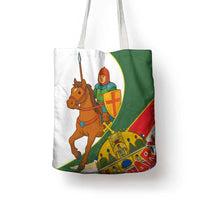Hungary Tote Bag with Knight and Angel Illustration Design and National Crest - Wonder Print Shop