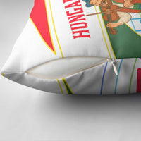 Hungary Pillow Cover with Folk Musician Illustration Design and Traditional Floral - Wonder Print Shop
