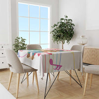 Hungary Tablecloth with Folk Musician Illustration Design and Traditional Floral - Wonder Print Shop