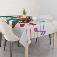 Hungary Tablecloth with Folk Musician Illustration Design and Traditional Floral - Wonder Print Shop