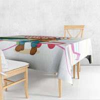 Hungary Tablecloth with Folk Musician Illustration Design and Traditional Floral - Wonder Print Shop