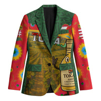 Hungary Blazer with Tokaj Vineyard Illustration Design and Grape Wine - Wonder Print Shop