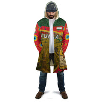 Hungary Cloak with Tokaj Vineyard Illustration Design and Grape Wine - Wonder Print Shop