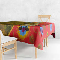 Hungary Tablecloth with Tokaj Vineyard Illustration Design and Grape Wine - Wonder Print Shop